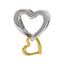 Charm corazones entrelazados 12mm