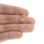 Charm de trebol con cristal 10mm