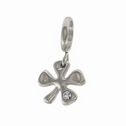 Charm de trebol con cristal 10mm