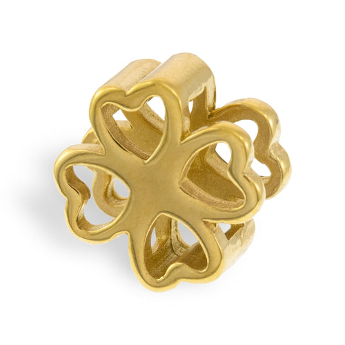 Dije ruleta de corazones liso 11mm