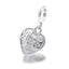 Charm de corazon de rompecabezas 14mm