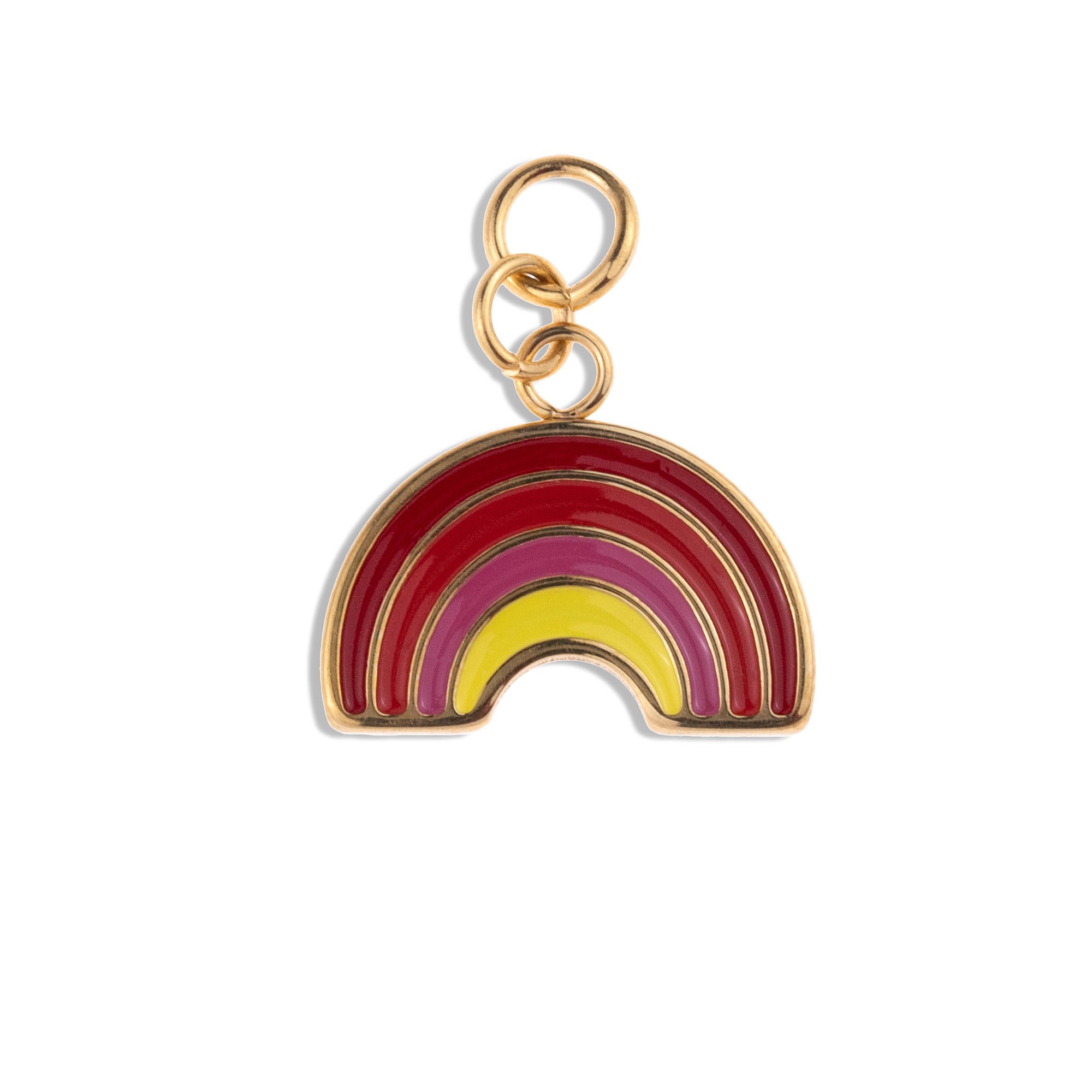 Dije de arcoiris esmaltado 15mm