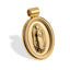 Medalla oval virgen de guadalupe 17mm