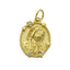Medalla oval virgen de guadalupe cristales 18mm