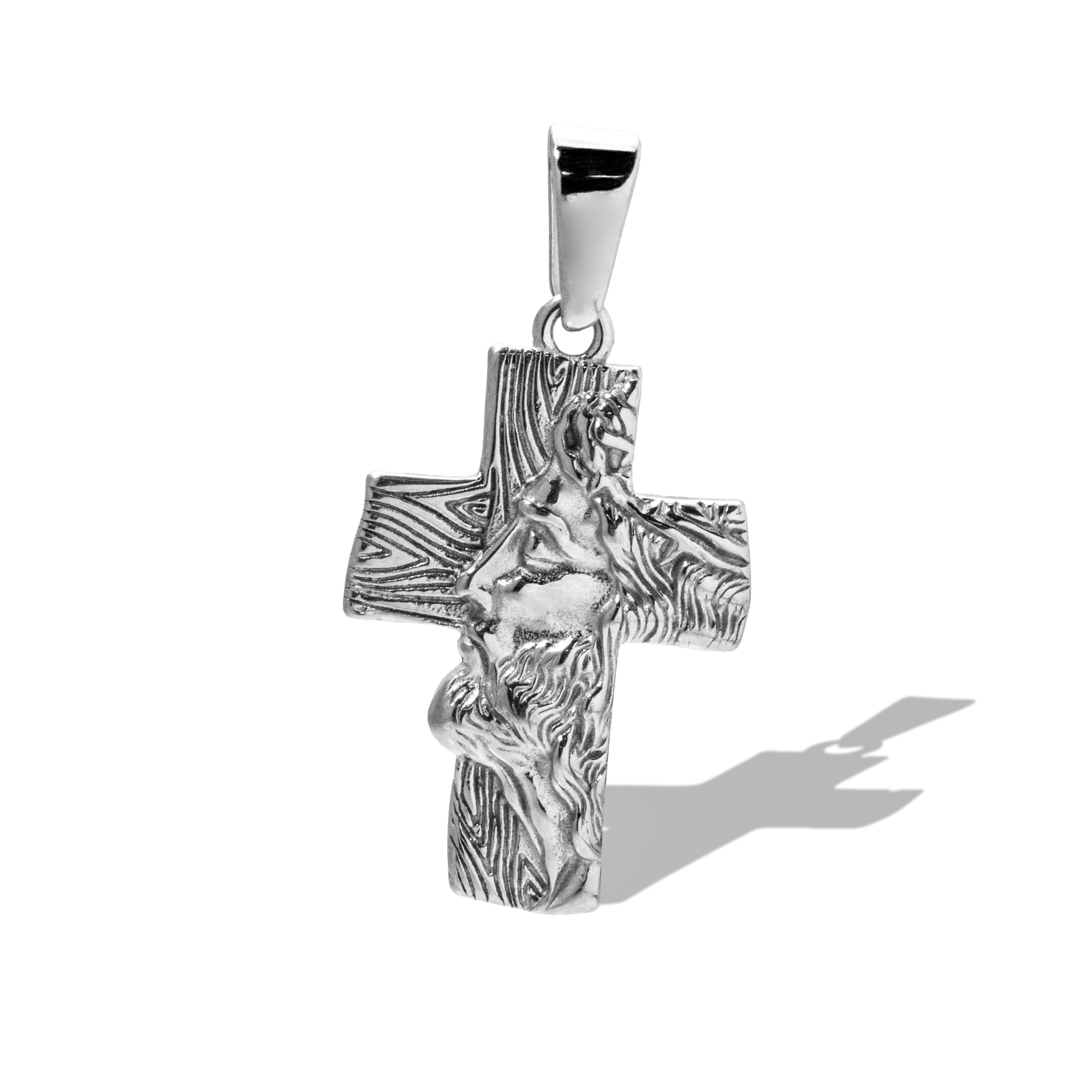 Dije de cruz rostro de cristo 45mm