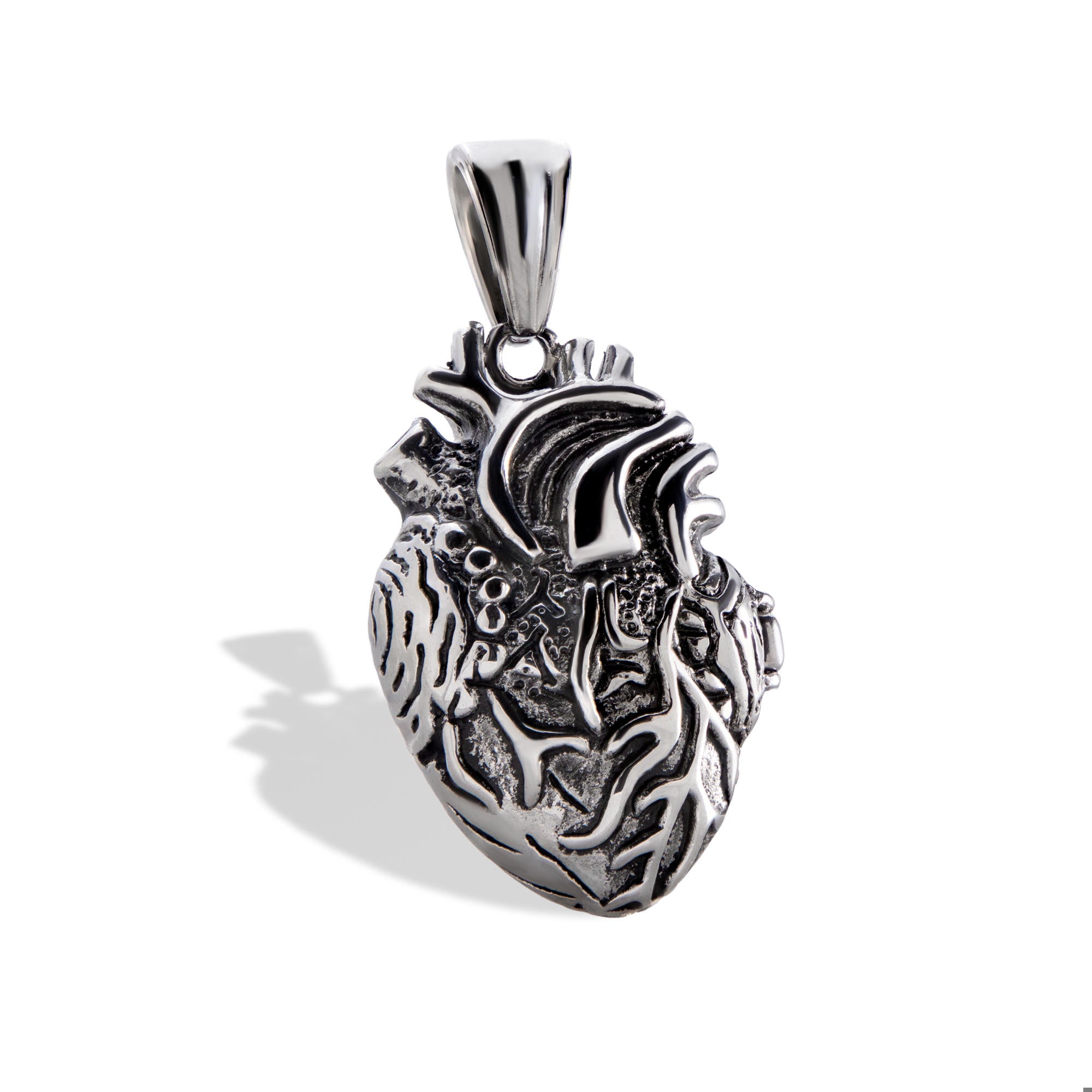 Dije Relicario de corazon anatomico 55mm