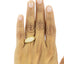 Anillo Ajustable Hoja Circonias 8MM
