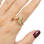 Anillo Ajustable Gota Irregular 14MM