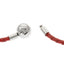 Pulsera caballero vinil trenzada broche bola 20cm