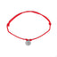 Pulsera de hilo ajustable medalla san benito 8mm
