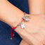 Pulsera hilo ajustable rojo suerte proteccion abundancia 2mm