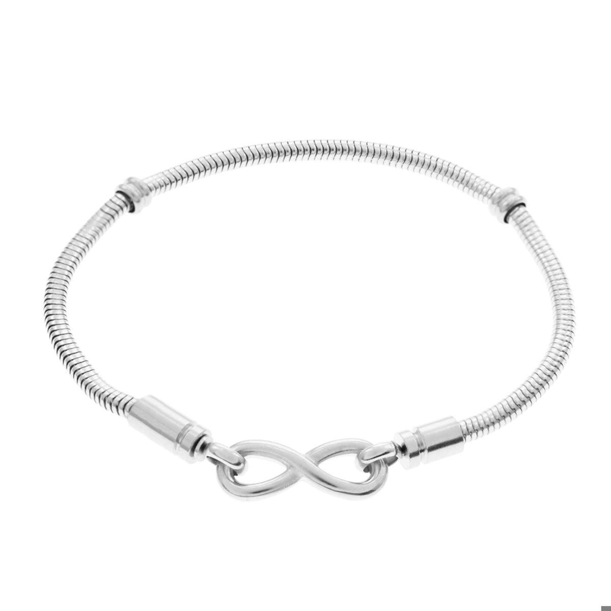 Brazalete cola de rata infinito broche rosca 20cm