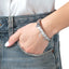 Brazalete Italiano Vibora con Cristal Ovalado 9MM
