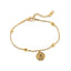 Pulsera cola de raton medalla de san benito 17-21cm