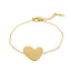 Pulsera Corazon Texturizado 16CM