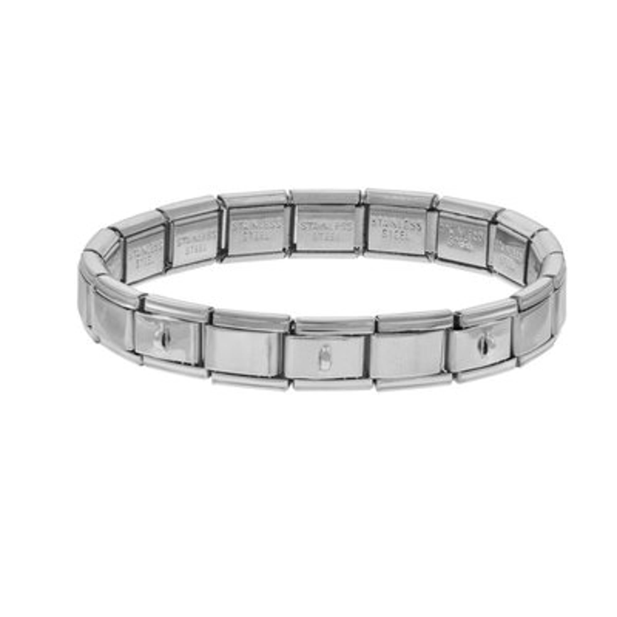 Brazalete ajustable italiano con argollas 9mm