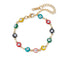Pulsera de ojitos multicolor 15-20cm