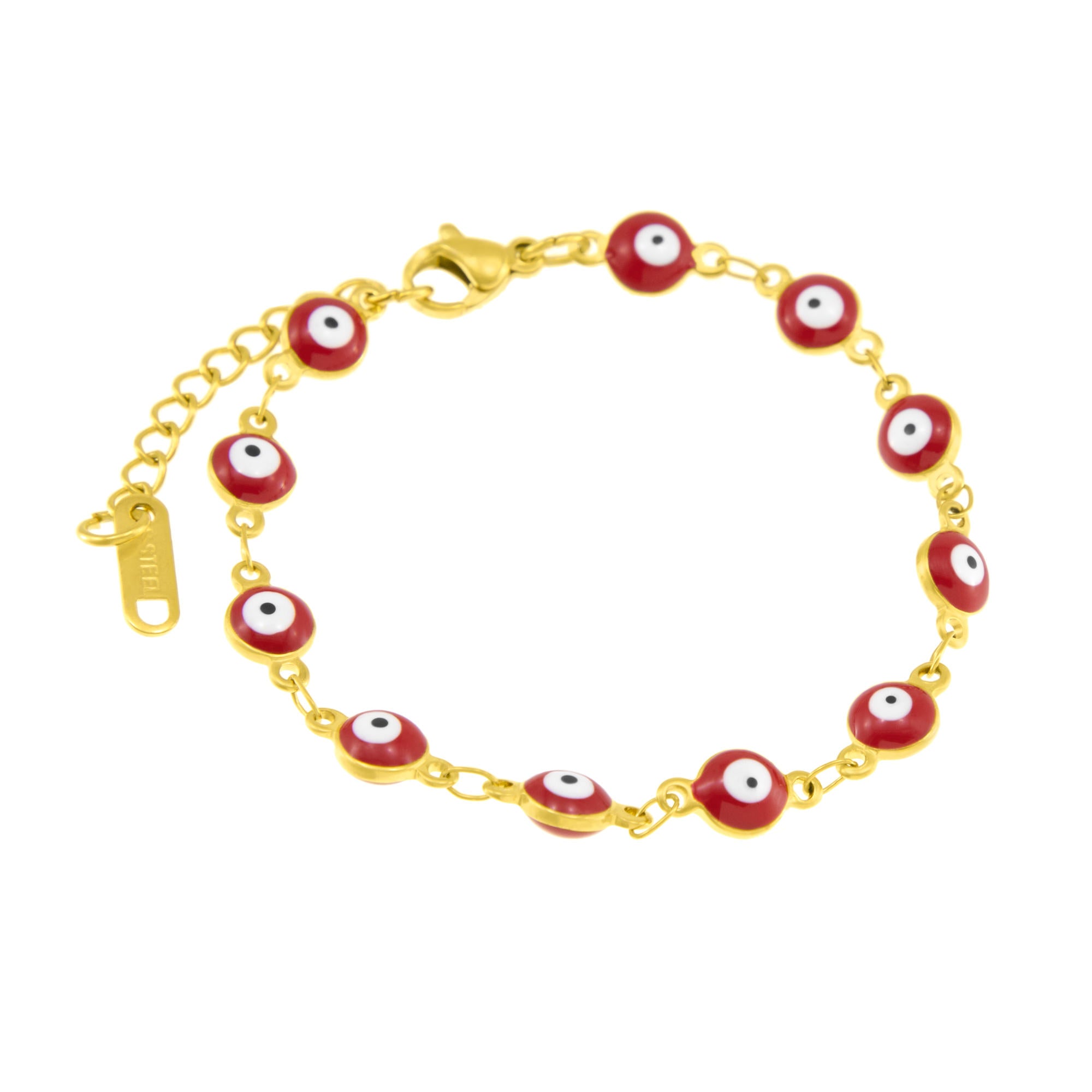 Pulsera de ojo turco rojo 15-20cm
