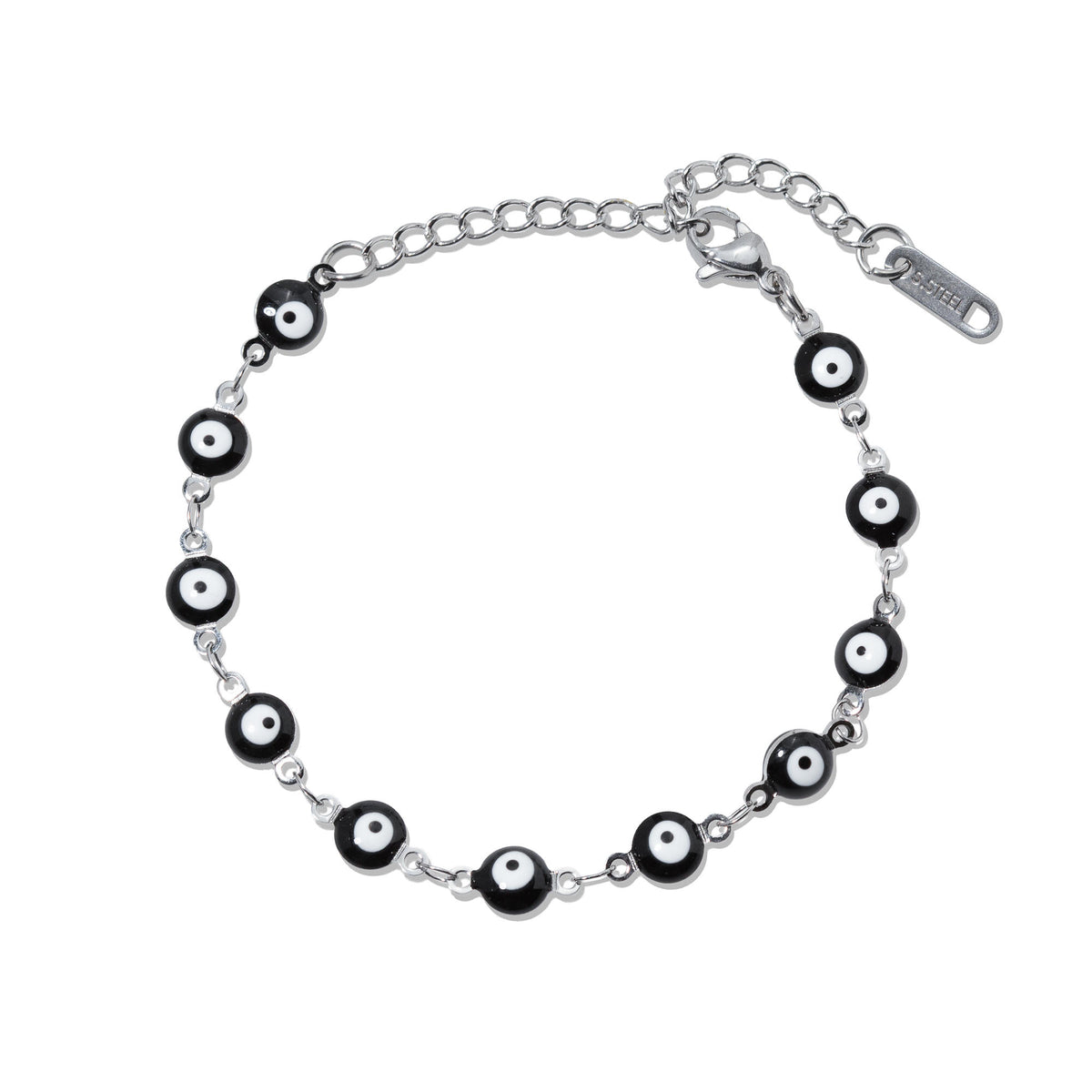 Pulsera de ojitos negros 15-20cm