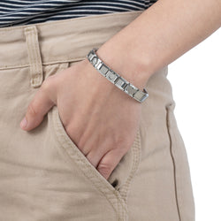 Brazalete Italiano Fuerza Suerte y Amor 9MM