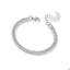 Pulsera barbada doble 21cm