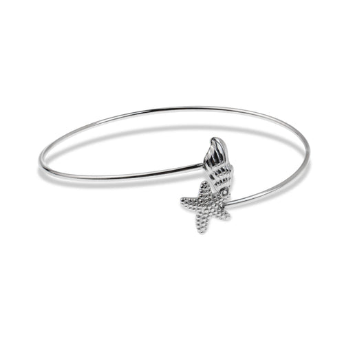 Brazalete tubular estrella concha de mar 22mm