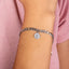Pulsera eslabon 3x1 medallas san benito 17-20cm