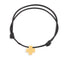 Pulsera hilo ajustable cruz cuadrada transversal 1mm