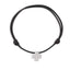 Pulsera hilo ajustable cruz cuadrada transversal 1mm