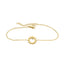 Pulsera con sol y cristal 17-20cm