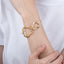 Pulsera con cuadros irregulares 16cm