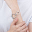 Pulsera con cuadros irregulares 16cm