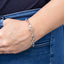 Pulsera eslabon oval broche t cuadrado 19cm