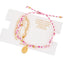 Misterio ajustable hilo rosa medalla Virgen de Guadalupe 4mm