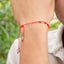 Pulsera ajustable hilo 7 nudos con cruz medalla  san benito 3mm