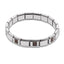 Brazalete italiano con imagen de la virgen de guadalupe ajustable