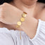 Pulsera circulos lisos 20cm