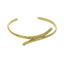 Brazalete cruzado circonias ajustable