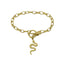 Pulsera eslabon serpiente colgante 18 cm