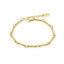Pulsera de eslabon tipo cilindro 17-20cm 2mm