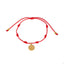 Pulsera ajustable hilo 7 nudos medalla san benito 3mm