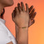 Pulsera sencilla triple sagrado corazon 17-20cm