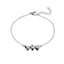 Pulsera sencilla triple sagrado corazon 17-20cm