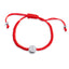 Pulsera ajustable hilo medalla transversal san benito 4mm