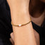 Pulsera elastica perla y cuentas redondas 18cm ancho 3mm