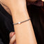 Pulsera elastica perla y cuentas redondas 18cm ancho 3mm