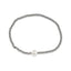 Pulsera elastica perla y cuentas redondas 18cm ancho 3mm