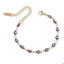 Pulsera de ojitos 4mm ciruela 15-20cm
