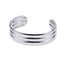 Brazalete ajustable de lineas liso 16mm