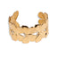 Brazalete ajustable de mariposas texturizadas 34mm
